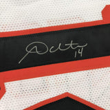 Autographed/Signed Andy Dalton Cincinnati White Football Jersey JSA COA