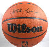 Hakeem Olajuwon Autographed Authentic NBA Wilson Basketball - Beckett W Hologram