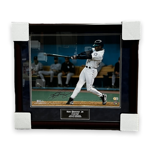 Ken Griffey Jr. Signed Autographed 16x20 Photograph Framed to 20x24 Beckett