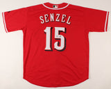 Nick Senzel Signed Cincinnati Reds Majestic MLB Jersey (JSA COA) Centerfielder