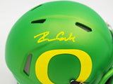 DILLON GABRIEL AUTOGRAPHED OREGON APPLE GREEN MINI HELMET BECKETT WITNESS 235759