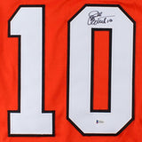 Bill Clement Signed Flyers Jersey (Beckett COA) Playing career 1970-1982