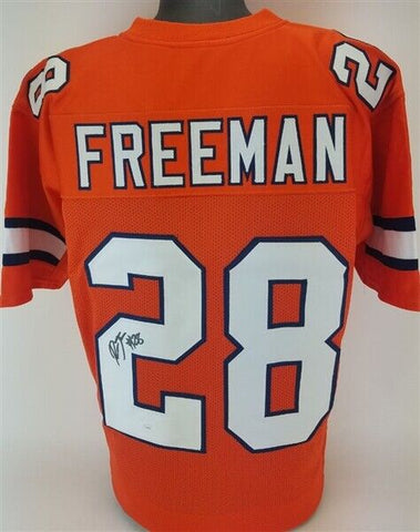 Royce Freeman Signed Denver Broncos Jersey (JSA COA) 3rd Rd Pk 2018 /U of Oregon