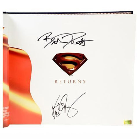 Brandon Routh and Kate Bosworth Autographed Superman Returns Book