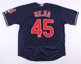 Francisco Mejia Signed Cleveland Indians Custom On Field Jersey (JSA COA)