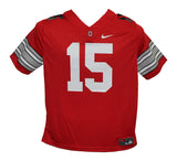 Ezekiel Elliott Signed Ohio State Buckeyes Nike Scarlet Alumni L Jersey BAS