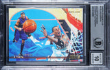 76ers Allen Iverson Signed 2002 Stadium Club #3 Card Auto 10! BAS Slabbed