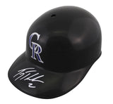 Rockies Troy Tulowitzki Authentic Signed Replica Batting Helmet BAS #BR84241