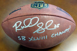 RICHARD SHERMAN AUTOGRAPHED SIGNED NFL LEATHER FOOTBALL SEAHAWKS CHAMPS 72435