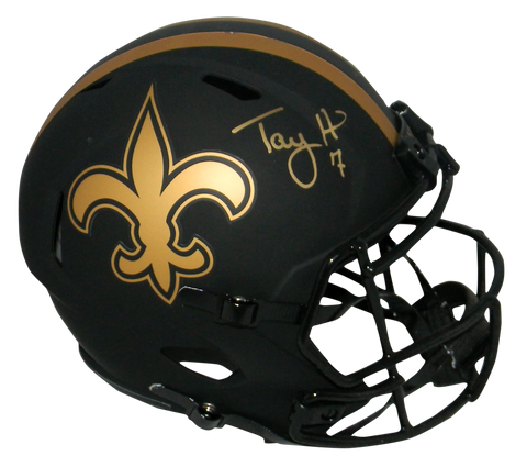 TAYSOM HILL SIGNED NEW ORLEANS SAINTS ECLIPSE FULL SIZE SPEED HELMET BECKETT