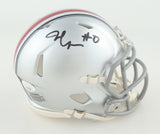 Jonathon Cooper Signed Ohio State Buckeyes Mini-Helmet (JSA COA) 2021 Bronco Pck