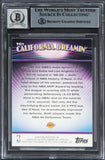 Lakers Shaquille O'Neal Authentic Signed 2000 Topps Combos 1 #TC1 Card BAS Slab