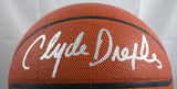 Clyde Drexler Autographed Authentic NBA Wilson Basketball - Beckett W Hologram