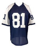 Terrell Owens Dallas Signed Blue Stat Football Jersey JSA ITP