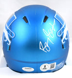 Barry Sanders Signed Detroit Lions Alternate Speed Mini Helmet - Beckett W Holo