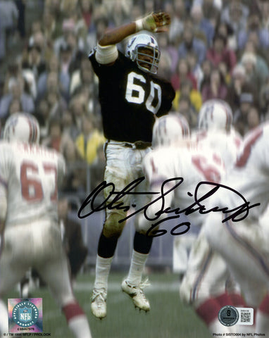 Otis Sistrunk Autographed Oakland Raiders 8x10 Photo Beckett 45635