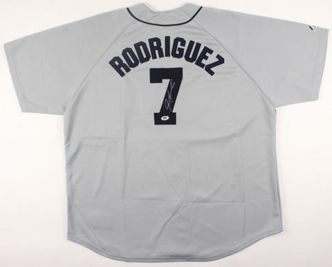 Ivan Rodriguez Signed Detroit Tigers Majestic Style Jersey (SCG COA) 2017 H.O.F.