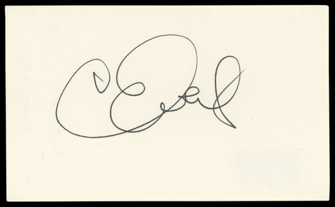 Chris Evert Authentic Signed 3x5 Index Card Autographed BAS #BM56954