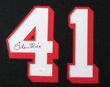 GLEN RICE (Heat black TOWER) Signed Autographed Framed Jersey JSA