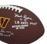 Joe Theisman / Doug Williams / Mark Rypien Auto Inscribed Football Beckett