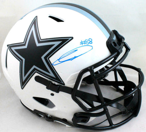 CeeDee Lamb Autographed Dallas Cowboys F/S Lunar Speed Authentic Helmet-Fanatics