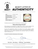 Yankees Mickey Mantle Authentic Signed Bobby Brown Oal Baseball BAS #AC33933