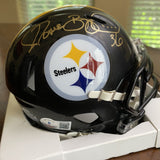 Jerome Bettis Autographed Signed Pittsburgh Steelers Mini Helmet Beckett Gold