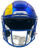 COOPER KUPP Autographed "SB LVI Champs" Rams Speed Flex Helmet FANATICS