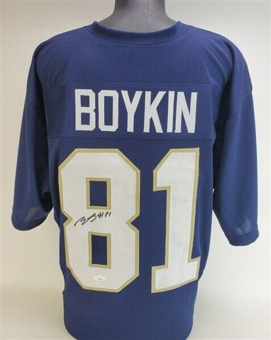 Miles Boykin Signed Notre Dame Fighting Irish Jersey (JSA COA) Steelers WR