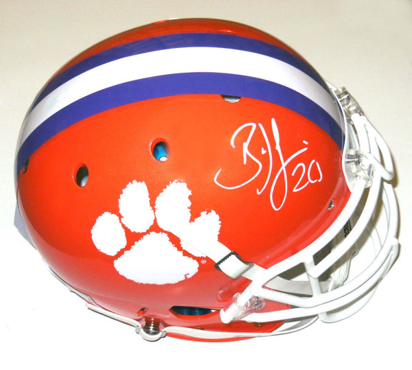 Brian Dawkins Autographed Clemson Tigers Schutt Authentic Helmet JSA Witness