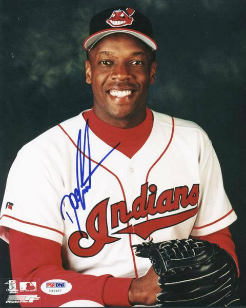 Indians Doc Gooden Signed Authentic 8X10 Photo Autographed PSA/DNA #U41927