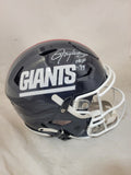 LAWRENCE TAYLOR "HOF" SIGNED NEW YORK GIANTS THROWBACK SPEEDFLEX HELMET JSA QR