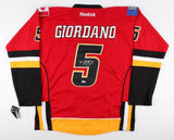 Mark Giordano Signed Flames Reebok Captain Jersey (PSA COA) All Star Defenseman