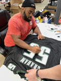 Brandon Graham Philadelphia Signed Black Football Jersey JSA ITP