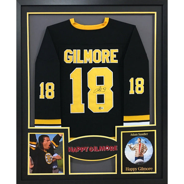 Adam Sandler Autographed Signed Framed Happy Gilmore Jersey BECKETT