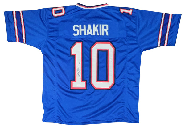 KHALIL SHAKIR SIGNED AUTOGRAPHED BUFFALO BILLS #10 BLUE JERSEY JSA