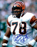 Anthony Munoz Cincinnati Bengals HOF Signed/Inscribed 8x10 Photo JSA 161771