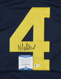 Nico Collins Signed Michigan Wolverine Jersey (Beckett COA) Texans Wide Receiver