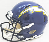 LADAINIAN TOMLINSON AUTOGRAPHED CHARGERS FULL SIZE AUTH HELMET BECKETT 220880