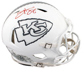 Chiefs Travis Kelce Signed STS III Full Size Speed Proline Helmet w/ Case BAS W