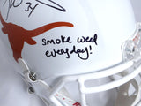 Ricky Williams Autographed Longhorns F/S Riddell Speed Helmet w/ Insc-JSA W Auth