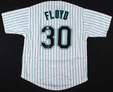 Cliff Floyd Signed Marlins "Cliff" Jersey (JSA COA) 1997 World Series Champion