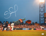 Pablo Sandoval Autographed 16x20 Batting Photo- JSA W Authenticated