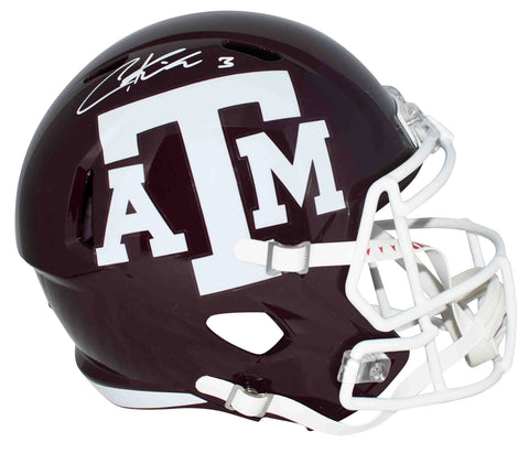 CHRISTIAN KIRK AUTOGRAPHED TEXAS A&M AGGIES FULL SIZE SPEED HELMET BECKETT