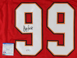 Warren Sapp Signed Tampa Bay Buccaneers Career Highlight Stats Jersey (PSA COA)