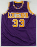 Shaquille O'Neal Signed L.S.U. Tigers Jersey (Beckett COA) Magic, Lakers, Heat