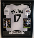 Signed Todd Helton 2007 World Series Jersey "HOF '24" inscription - TriStar COA