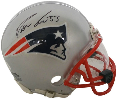 Dion Lewis Signed Patriots Mini Helmet with Visor (JSA) Super Bowl champion SBXL