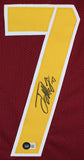 Terry McLaurin Authentic Signed Maroon Alternate Pro Style Jersey BAS Witnessed