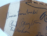 1962 Champ Packers Autographed Football 39 Sigs Johnny Blood McNally Beckett BAS